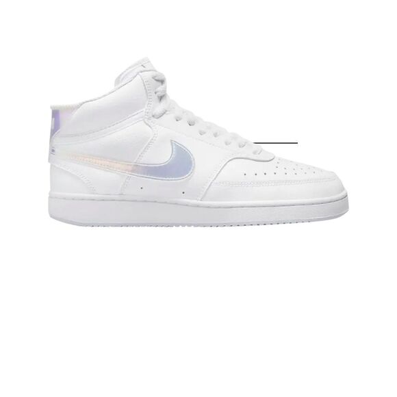 Nike Court Vision Mid ‘White Iridescent’ Women’s Sneakers - Size 8.5 - Picture 14 of 14